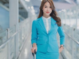 泰国曼谷航空Bangkok Airways年轻空姐一枚
