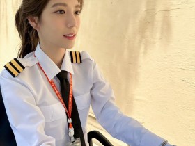 bangkok aviation center曼谷飞行学院年轻漂亮的女学员